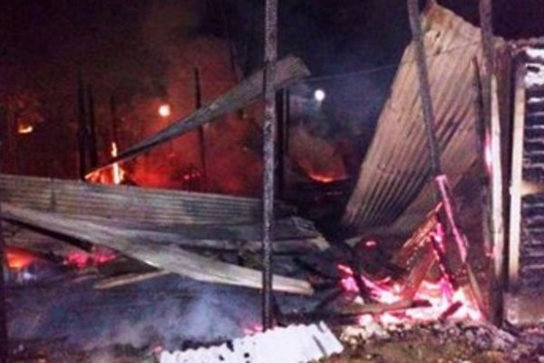 Santo Tomé: Anciano falleció al incendiarse su precaria vivienda