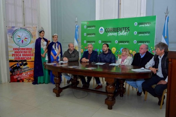 Anunciaron el XXIV° Concurso Argentino de Pesca Variada en Goya