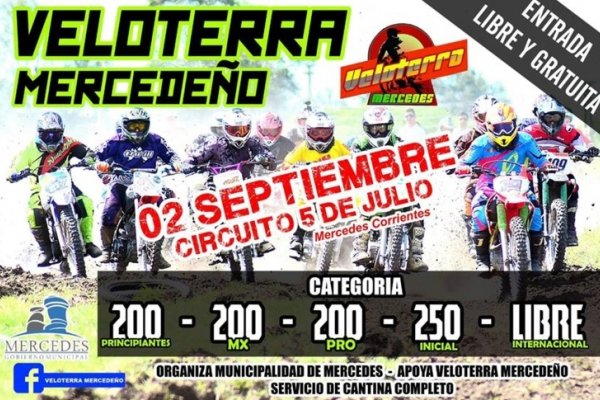Todo listo para la quinta fecha del Veloterra Mercedeño