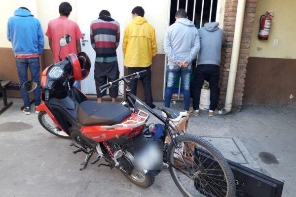 Demoraron a seis jóvenes con elementos que serían robados