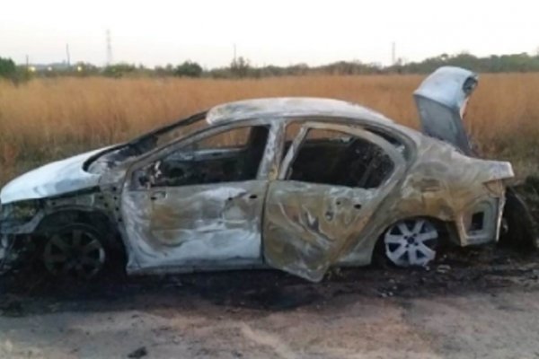 Corrientes: Hallaron quemado el auto robado a un formoseño