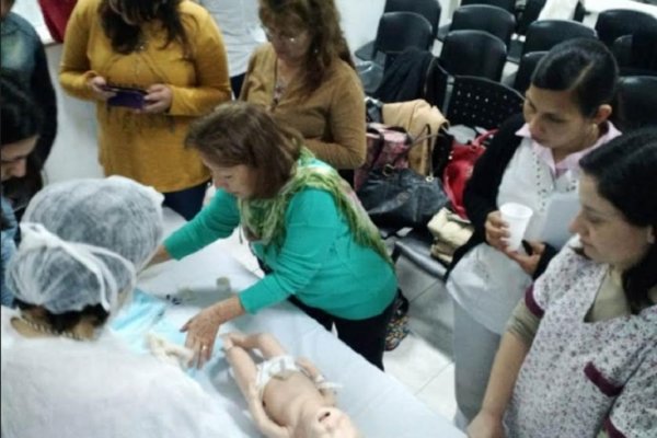 Realizaron capacitaciones sobre atención de los recién nacidos en el interior