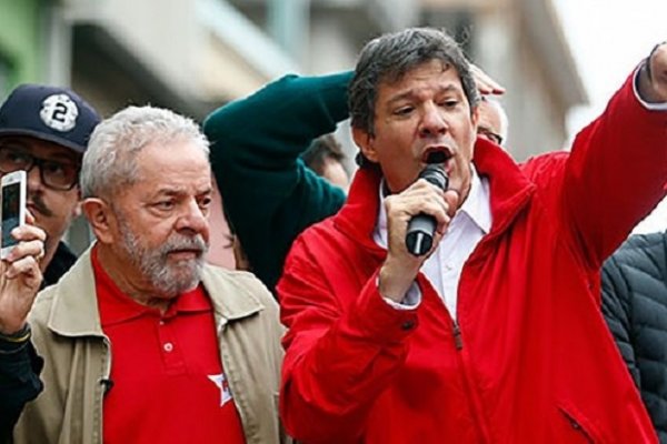 Lula da Silva se bajó de las elecciones y designó a su vice como candidato