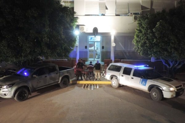 Operación Narco Delivery en Chaco: Detuvieron a un motociclista con más de 13 kilos de marihuana