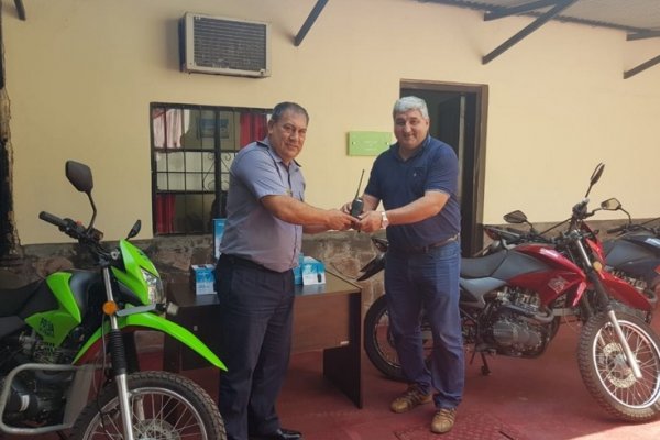 Entregaron equipamientos y motos a la División Antiarrebatos