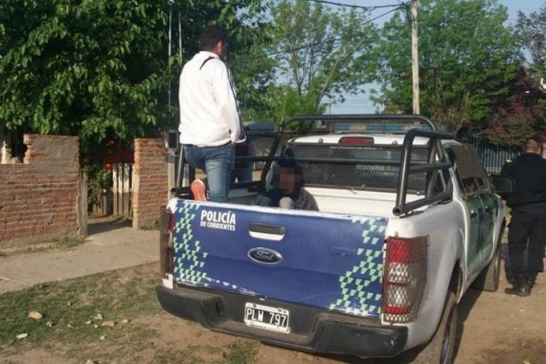 Menor detenido en Capital por un robo en San Luis del Palmar