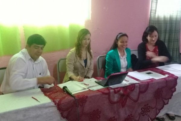 Concurso de Lectura en la Escuela Normal de San Cosme