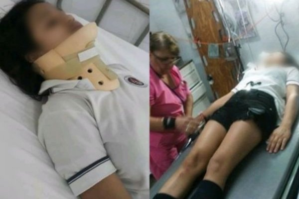 Violencia escolar: La agresora hace poco amenazó a otras compañeras con una trincheta