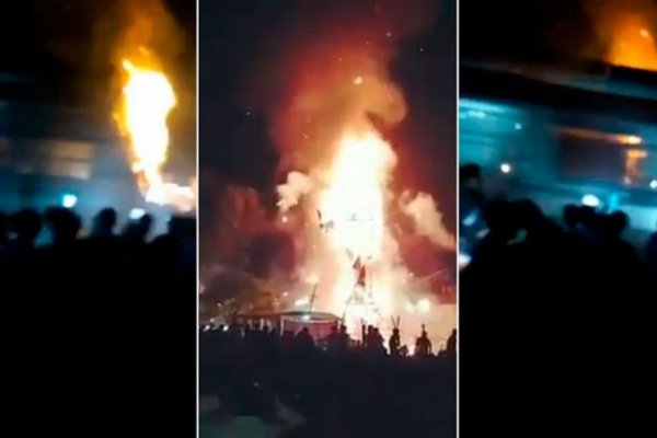 Un tren atropelló a una multitud en India: hay más de 50 muertos