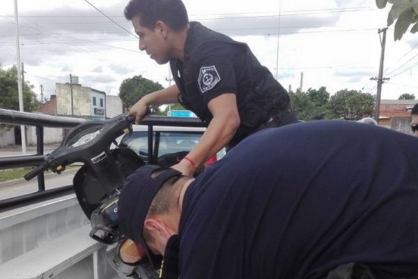 Recuperaron moto robada