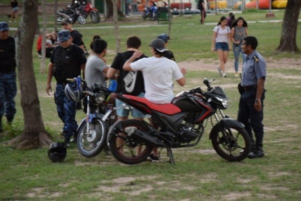Fuerte operativo de seguridad en zona céntrica durante el fin de semana