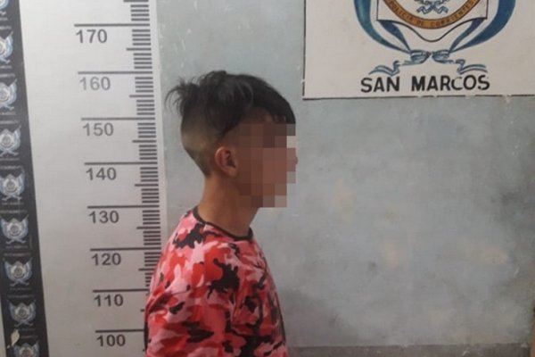 Menor de 13 años demorado luego de arrebatar el celular a una mujer