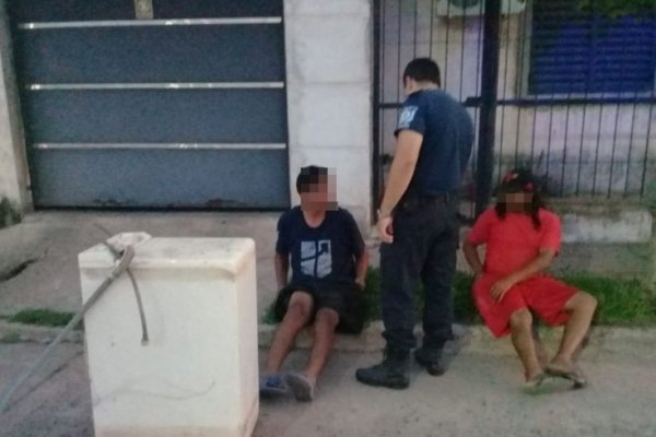 Detenidos por robar un lavarropas en el barrio Las Tejas