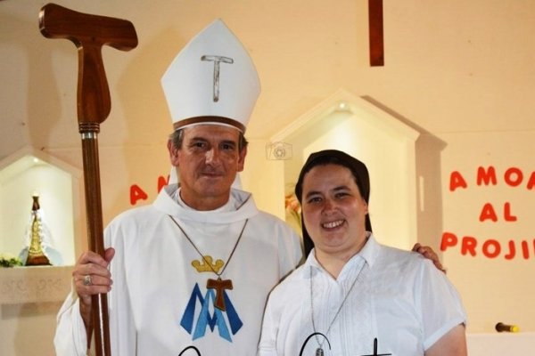 Votos perpetuos en Goya de una Carmelita Misionera