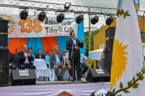 Aniversario de Yatay Ti Calle: Valdés anunció obras e importantes inversiones