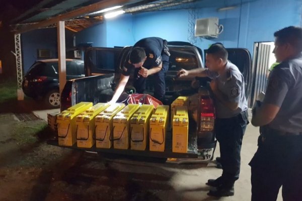 Corrientes: Cae una banda de salteños por robo de baterías de las torres de telefonía celular