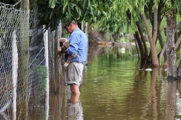 Santa Lucía: El río no da tregua y habilitaron más centros de evacuados
