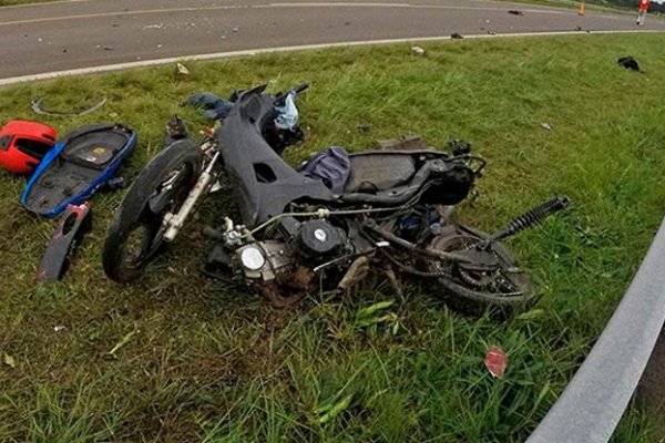 Guaviraví: Motociclista falleció tras chocar contra un auto