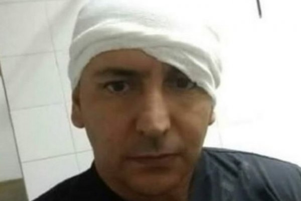 Policía herido de un botellazo en la cabeza al intervenir en una pelea