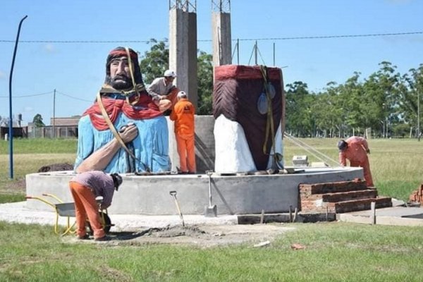 Mercedes: Preparan una estatua del Gauchito Gil de ocho metros de altura