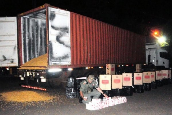Misiones: secuestran 41.000 atados de cigarrillos de contrabando