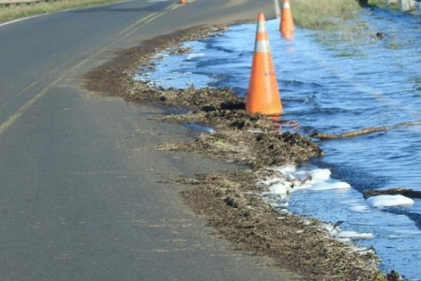 Para prevenir accidentes, cortan el tránsito en la ruta 40
