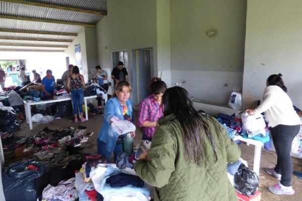 Continúa la asistencia a familias afectadas por la inundación en Mercedes