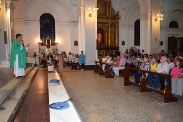 Monseñor Canecin presidió una misa para que cesen las lluvias y llamó a articular redes por el bien común
