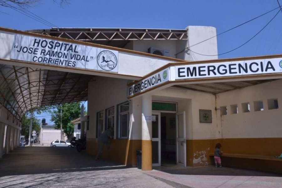 Avanzan las obras de refacción en el área de Emergencia del Hospital Vidal