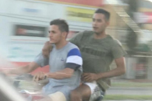 Motochorros fueron filmados en pleno ataque
