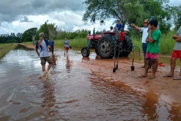 Después de la inundación aún quedan 600 mil hectáreas con agua en Corrientes