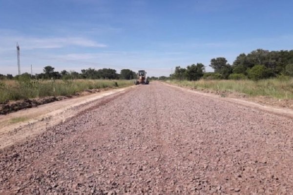 Concluyeron dos obras más de enripiado en Itatí y Colonia Liebig