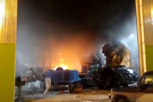 Se incendió parte del galpón de Arandú Beleza