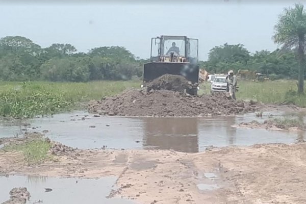 Comenzaron los trabajos de enripiado sobre la Ruta 43
