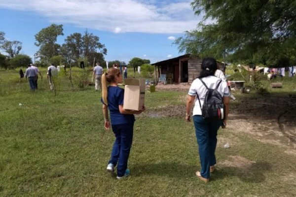 Goya: más de 40 familias fueron asistidas en zonas perjudicadas por las lluvias