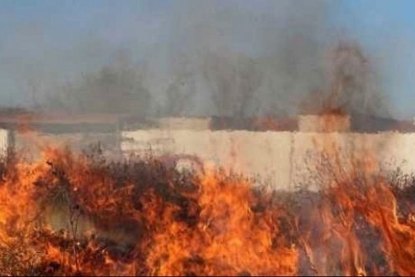 San Lorenzo: quemaba pastizales y quedó atrapado entre las llamas