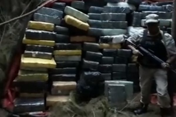 Histórico secuestro de marihuana: más de diez toneladas en un procedimiento en Ituzaingó