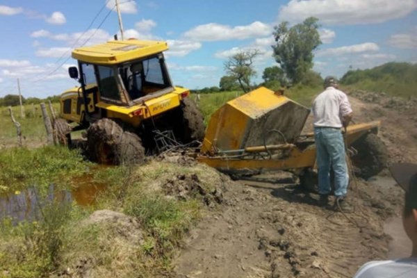 En Pueblo Libertador los caminos y puentes quedaron intransitables