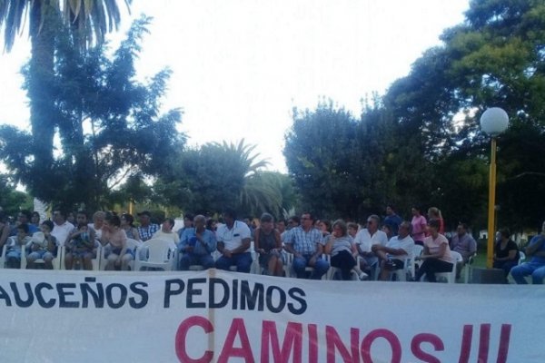 Sauce volvió a reclamar por la Ruta 126 y el servicio eléctrico