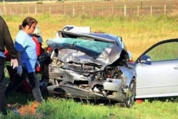 Choque frontal se cobró la vida de un hombre en Bella Vista