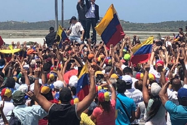 Guaidó regresó a Venezuela: Logré entrar gracias al pueblo