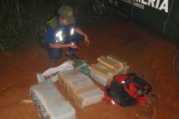 Misiones: Gendarmería secuestró más de 50 kilos de marihuana