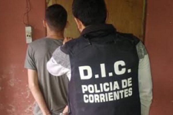 Detuvieron a ladrón que robó en una vivienda y quedó filmado