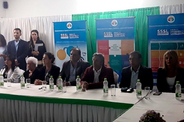 Presentaron la sala de Situación de Salud en El Sombrero
