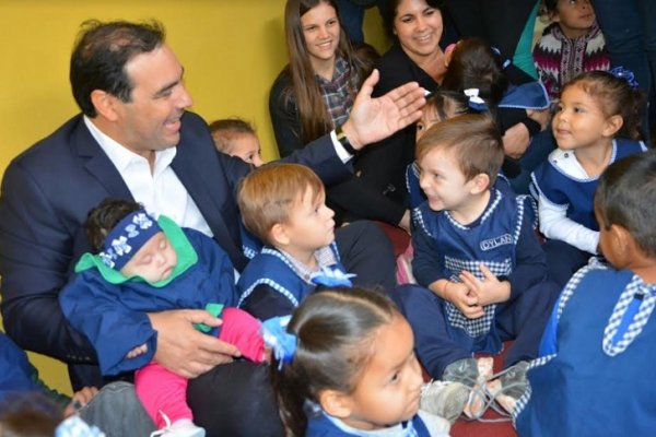 Valdés inauguró la ampliación y refacción del  Centro de Desarrollo Infantil de Santa Lucía