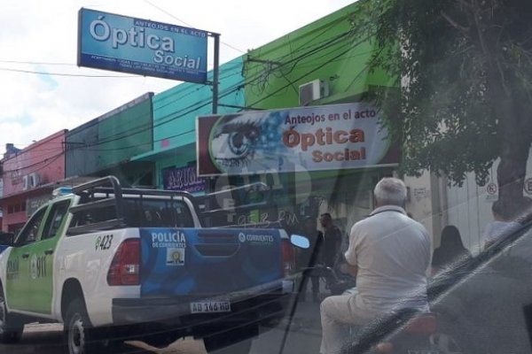 Confuso hecho en Goya: una mujer fue encerrada en un comercio y habría sido atacada por un hombre