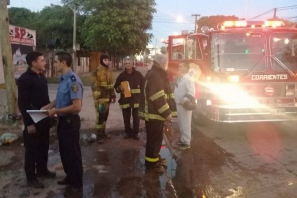 Una vela provocó el incendio de una casa del B° Primera Junta