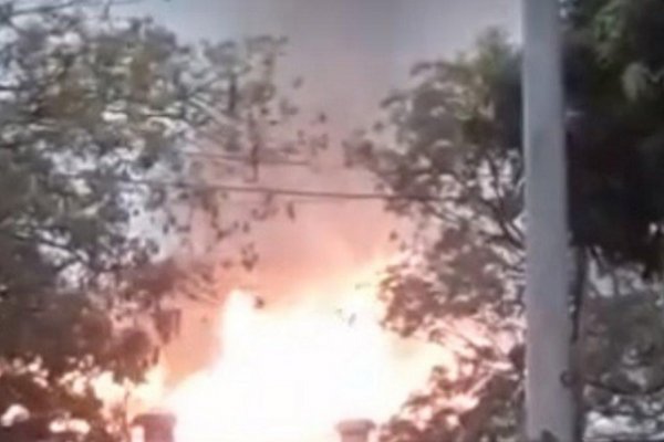 Incendio destruyó por competo una casa céntrica de Mburucuyá