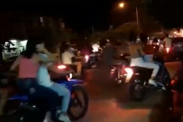 Seguidores de cumbia demorados por conducir alcoholizados