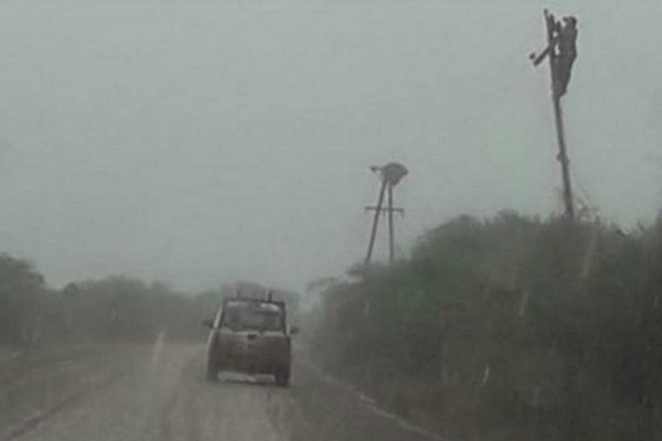 Por intensas lluvias hubo zonas anegadas en Concepción y la Dpec trabajó en la reposición del servicio en Mercedes